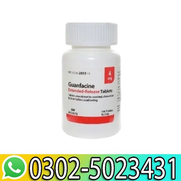 Guanfacine 4mg Tablets Price In Pakistan