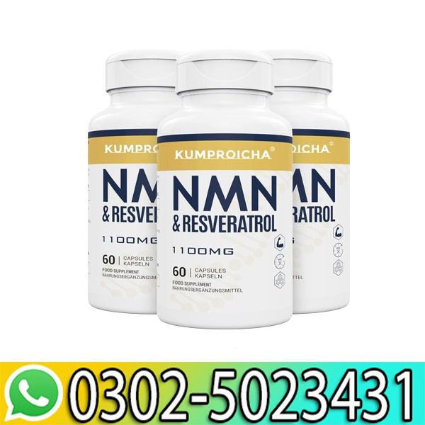 NMN & Resveratrol 60 Pills 1100mg In Pakistan
