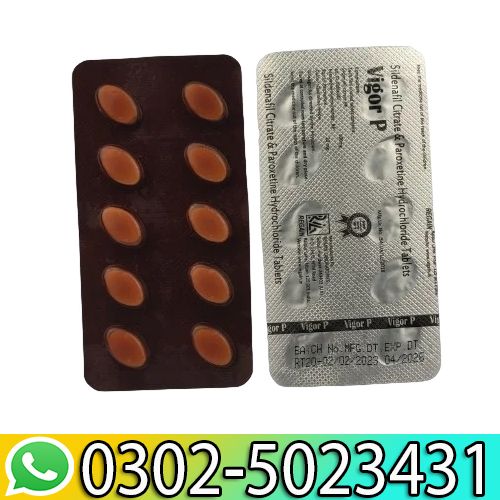 Vigor P Sildenafil Paroxetine Tablets In Pakistan