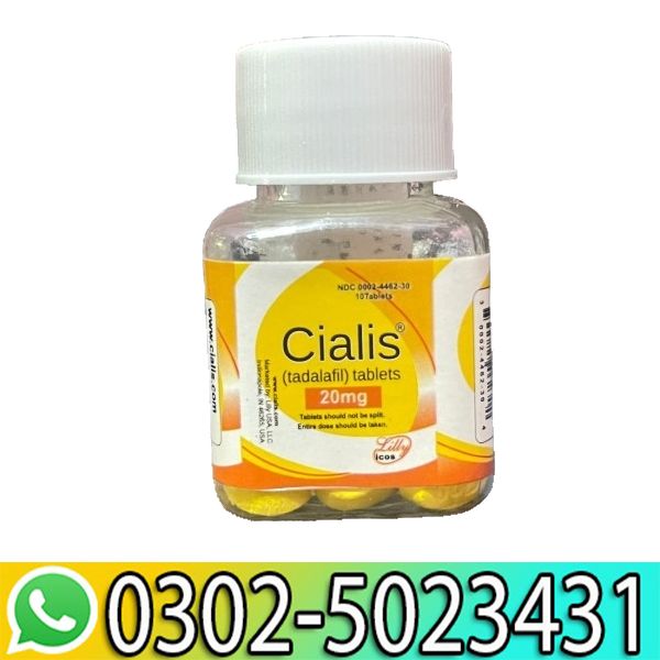 Cialis 20 mg 10 Tablets Pack In Islamabad