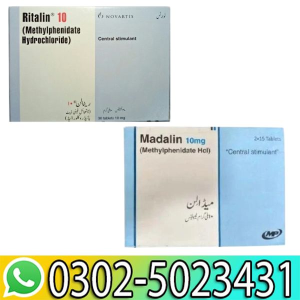 Madalin & Ritalin Tablets In Pakistan