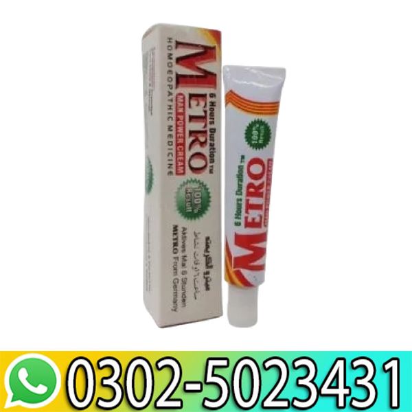 Metro Man Power & Delay Cream In Pakistan